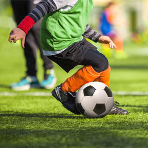 soccer players in sports medicine program