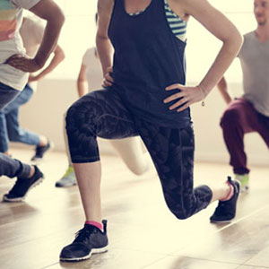 Athletes in fitness coaching program