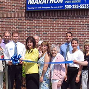 Marathon Physical Therapy's team at clinic opening